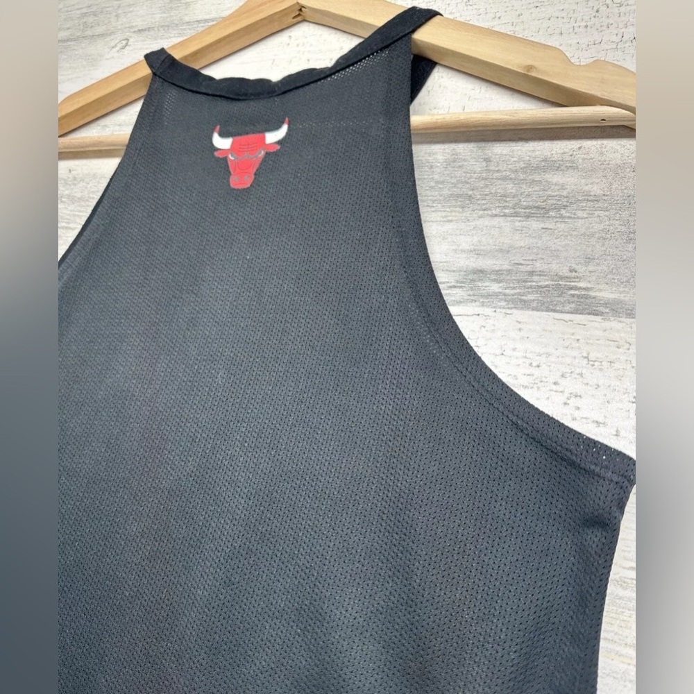 Chicago Bulls NBA Basketball Womens Small Mesh Back‎ High Neck Tank Top - Picture 7 of 8